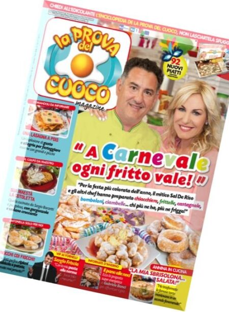 La Prova del Cuoco – Speciale Gennaio 2016 Cover