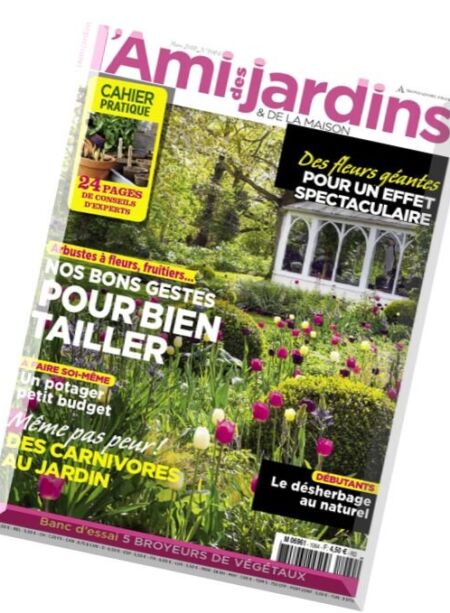 L’Ami des Jardins – Mars 2016 Cover