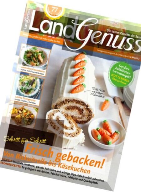 Landgenuss (Die besten Gerichte der Saison) Magazin – Marz-April 2016 Cover