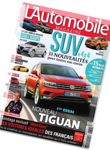 L’Automobile – Mars 2016 Cover