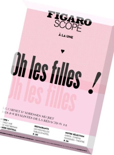Le Figaroscope – 10 Fevrier 2016 Cover