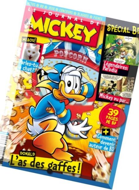 Le Journal de Mickey – 27 au 2 Fevrier 2016 Cover