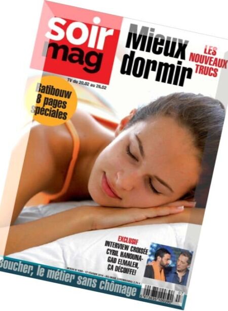 Le Soir magazine – 17 Fevrier 2016 Cover