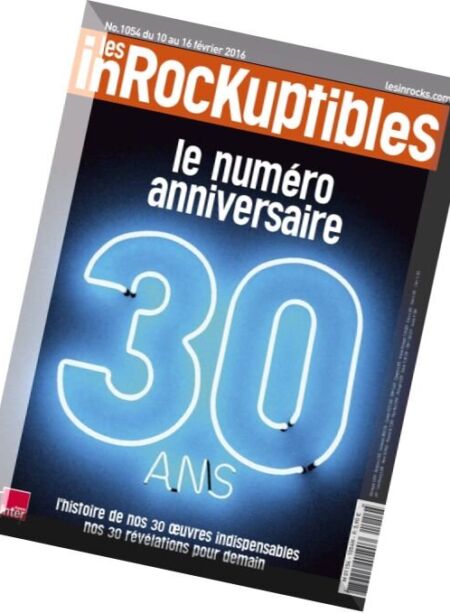 Les Inrockuptibles – 10 au 16 Fevrier 2016 Cover