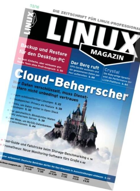 Linux Magazin – Marz 2016 Cover