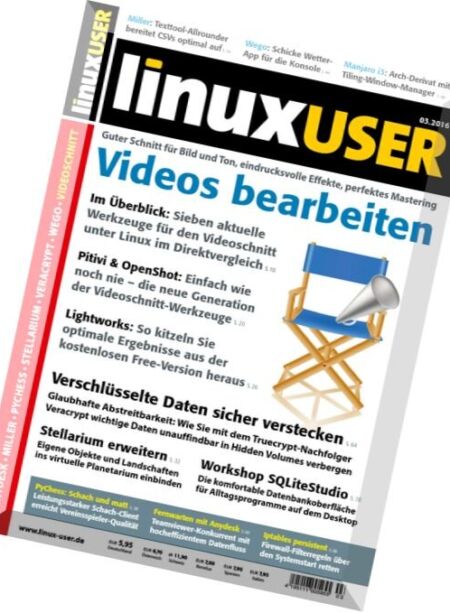 LinuxUser – Marz 2016 Cover