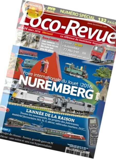 Loco-Revue – Mars 2016 Cover