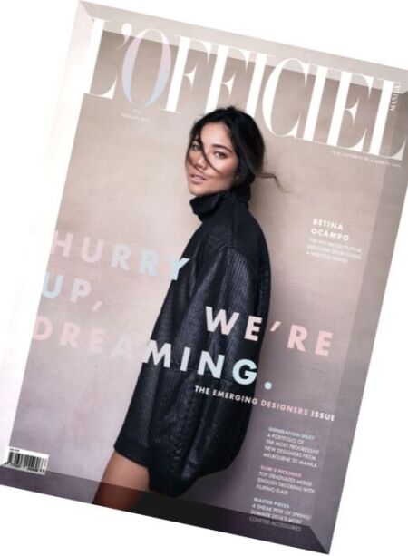 L’Officiel Manila – February 2016 Cover