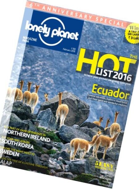 Lonely Planet India – February 2016 Cover