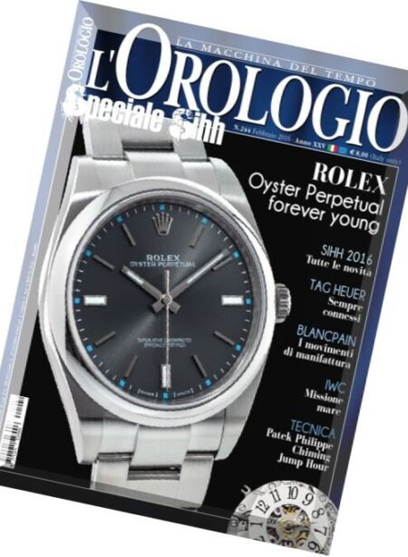 L’Orologio – Febbraio 2016 Cover