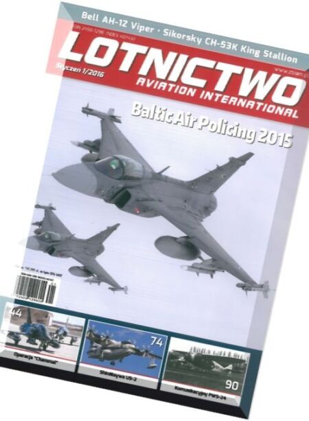 Lotnictwo Aviation International – 1-2016 Cover