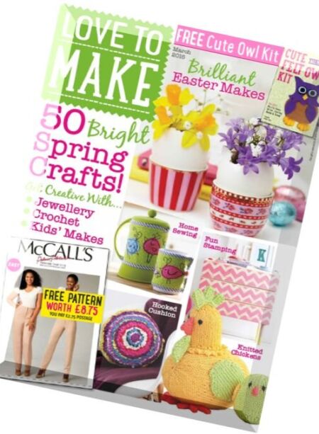 Love to make with Woman’s Weekly – March 2016 Cover