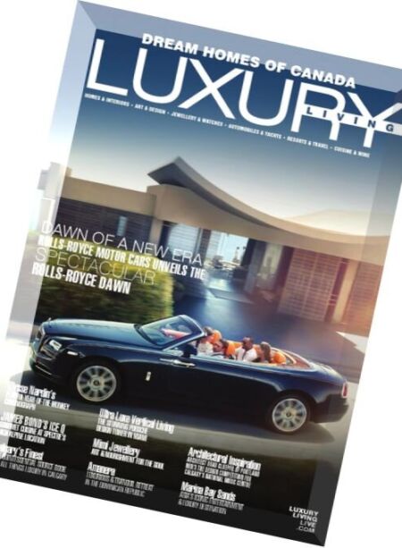 Luxury Living – Issue 109, 2016 Cover