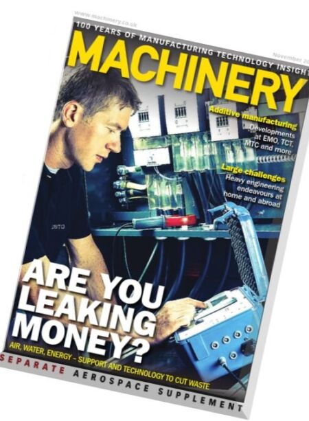 Machinery – November 2015 Cover