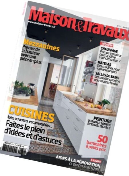 Maison & Travaux – Mars 2016 Cover
