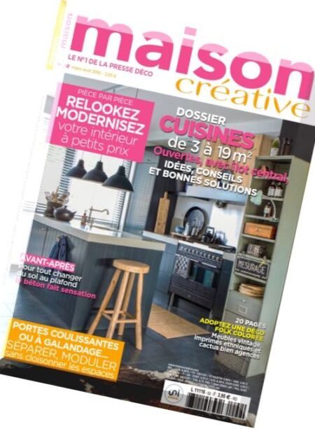 Maison Craative – Mars-Avril 2016 Cover