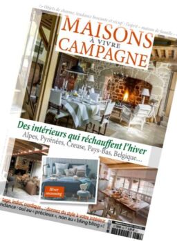 Maisons a Vivre Campagne – Decembre 2015 – Janvier 2016