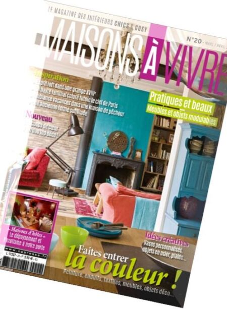 Maisons a vivre – Mars-Avril 2016 Cover