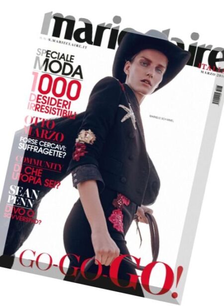Marie Claire Italia – Marzo 2016 Cover