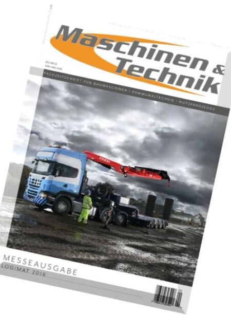 Maschinen &Technik – Februar 2016 Cover