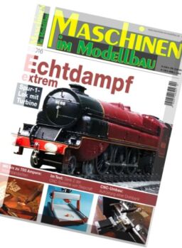 Maschinen im Modellbau – Marz-April 2016