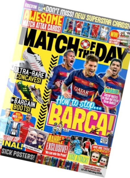 Match of the Day – 23-29 February 2016 Cover