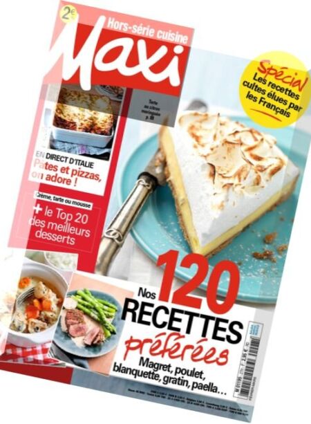 Maxi Hors-Serie Cuisine – Fevrier-Mars 2016 Cover