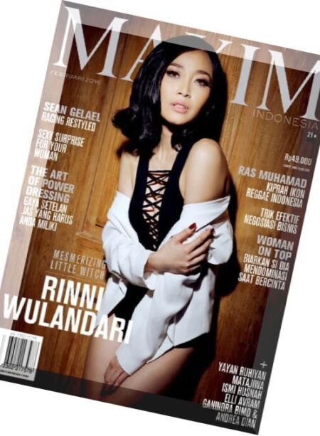 Maxim Indonesia – February 2016 Cover