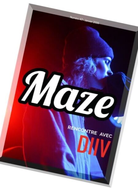 Maze Magazine – Janvier 2016 Cover