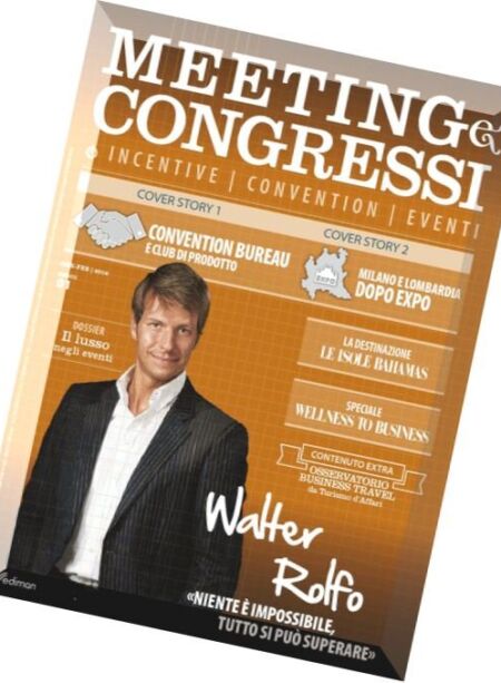 Meeting e Congressi – Gennaio-Febbraio 2016 Cover