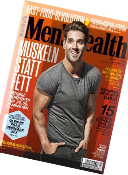 Men’s Health Germany – Marz 2016 Cover