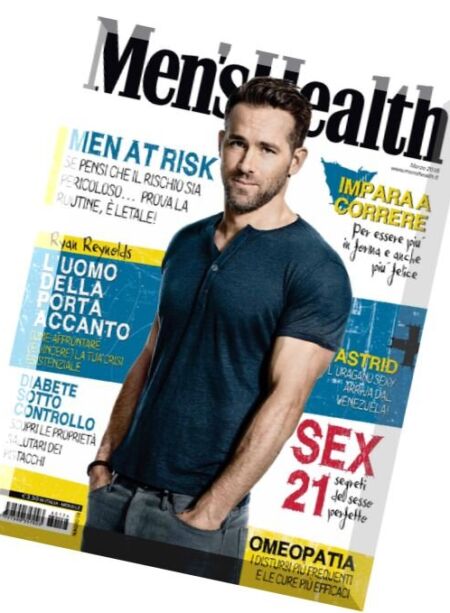 Men’s Health Italia – Marzo 2016 Cover