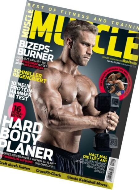 Mens Health Muscle Germany – Marz-April 2016 Cover