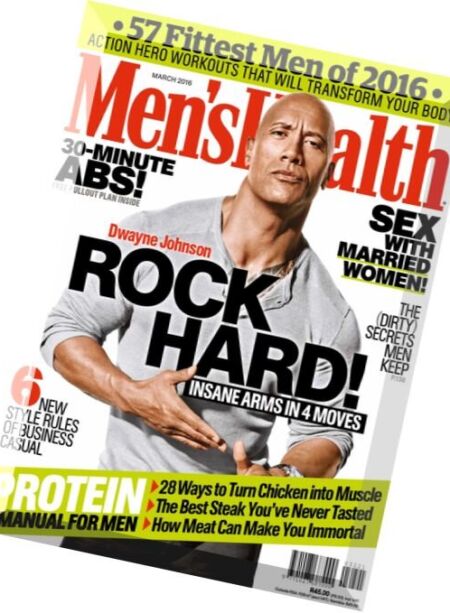 Men’s Health South Africa – March 2016 Cover
