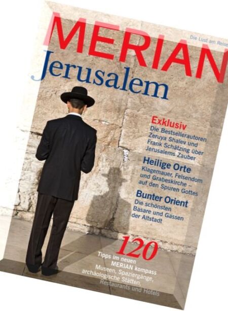 Merian Magazin (Jerusalem) – Januar 2016 Cover