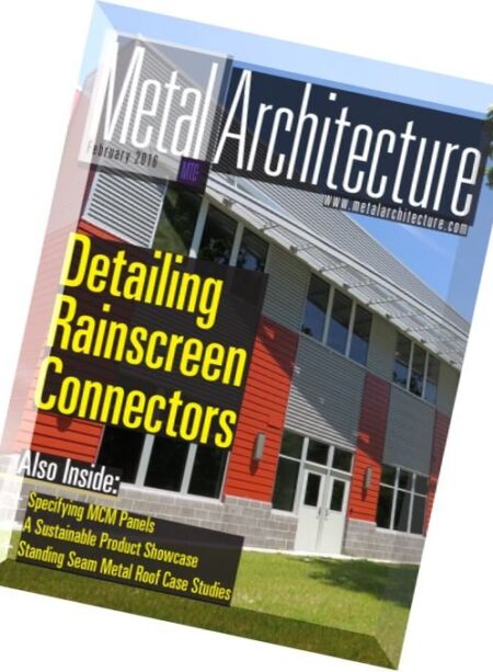 Metal Architecture – February 2016 Cover