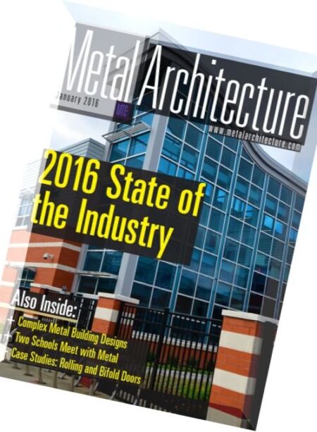Metal Architecture – January 2016 Cover