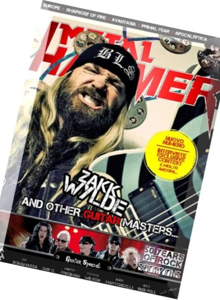 Metal Hammer Italia – Gennaio 2016 Cover