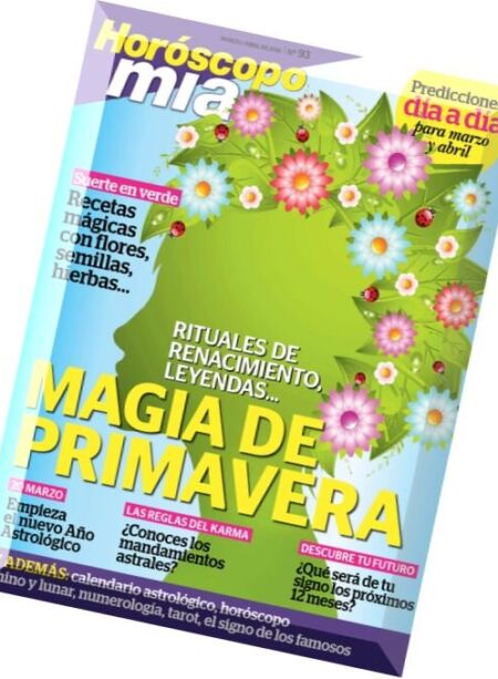 Mia Horoscopo – Marzo 2016 Cover