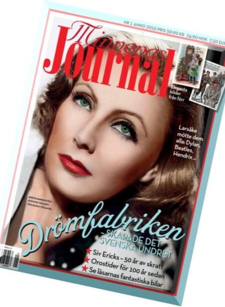 Minnenas Journal – Nr.1, 2016 Cover