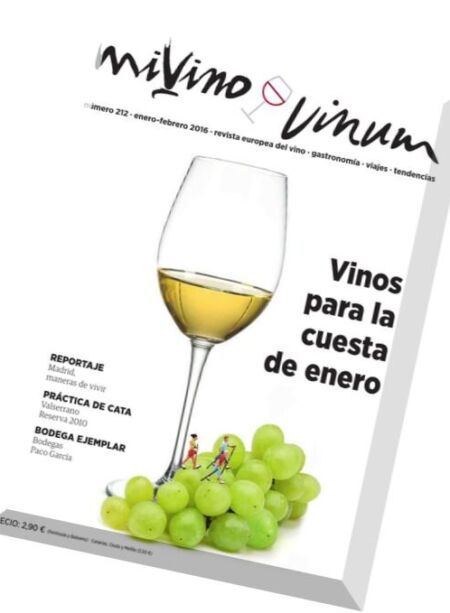MiVino Vinum – Enero-Febrero 2016 Cover
