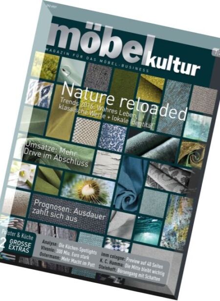 Mobel Kultur – Nr.1 2016 Cover