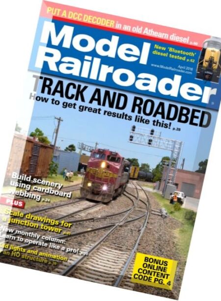 Model Railroader – April 2016 Cover