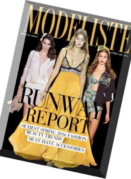 Modeliste Magazine – February 2016 Cover