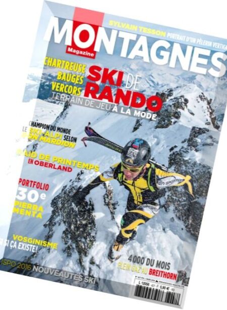 Montagnes – Fevrier-Mars 2016 Cover