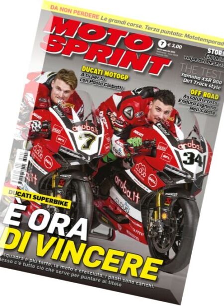Moto Sprint – 16 Febbraio 2016 Cover