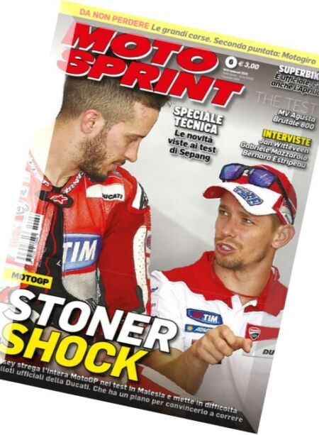 Moto Sprint – 9 Febbraio 2016 Cover
