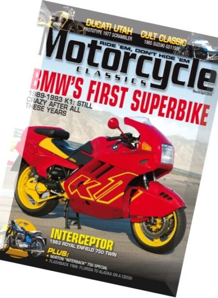 Motorcycle Classics – March-April 2016 Cover