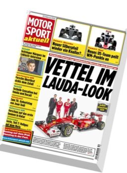 Motorsport Aktuell – N 10, 23 Februar 2016