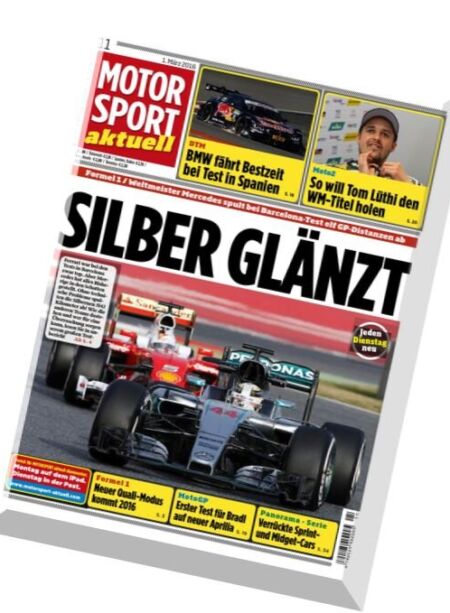 Motorsport Aktuell – N 11, 01 Marz 2016 Cover